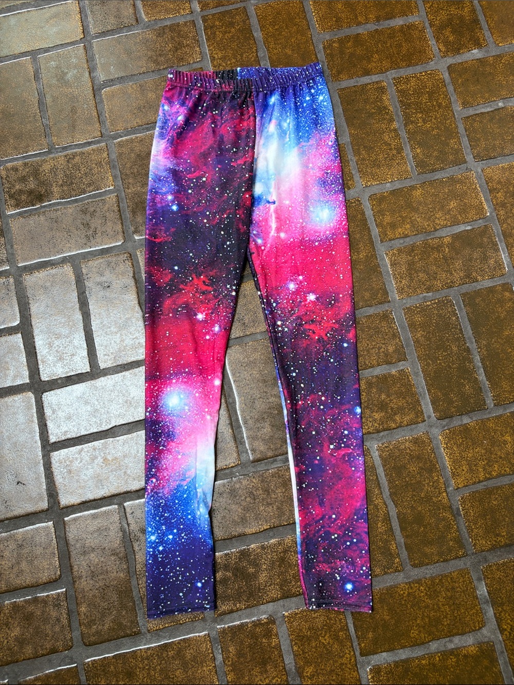 Galaxy Print High Rise Leggings